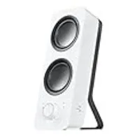 Logitech Z200 2.0 Altavoces Estéreo, 10 Vatios, Sonido Estéreo Detallado, Graves Ajustables, Conexión 2 Dispositivos, Entrada Audio 3.5 mm, Controles Sencillos, Enchufe EU, TV/PC/Móvil/Tablet, Blanco