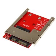StarTech.com SAT32MSAT257 - Adaptador conversor de SSD mSATA a SATA de 2.5'', convertidor de Unidad mSATA