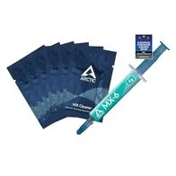 ARCTIC MX-6 (4 g, Incl. 6 MX Cleaner) - Ultimate Performance Thermal Paste para CPUs, Consolas, Tarjetas gráficas, Portátiles, Muy Alta conductividad térmica, Larga duración, No conductiva