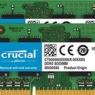 Crucial RAM CT2KIT51264BF160B 8 GB (2 x 4 GB) DDR3 1600 MHz CL11 Kit de Memoria Portátil