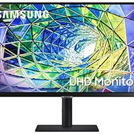 Samsung LS27A800UJUXEN - Monitor profesional de 27'' 4K UHD (3840 x 2160, IPS, 5ms, Eye Saver, Flicker free, Ajustable en altura, inclinación, giro y pivote, HDR10 & USB C), Negro