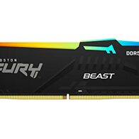 Kingston Fury Beast DDR5 RGB 16GB (2x8GB) 4800MT/s DDR5 CL38 DIMM Desktop Gaming Memory Kit of 2 - KF548C38BBAK2-16