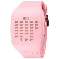 Binary The One Ibiza Ride - Reloj digital unisex de cuarzo con correa de goma rosa - sumergible a 30 metros
